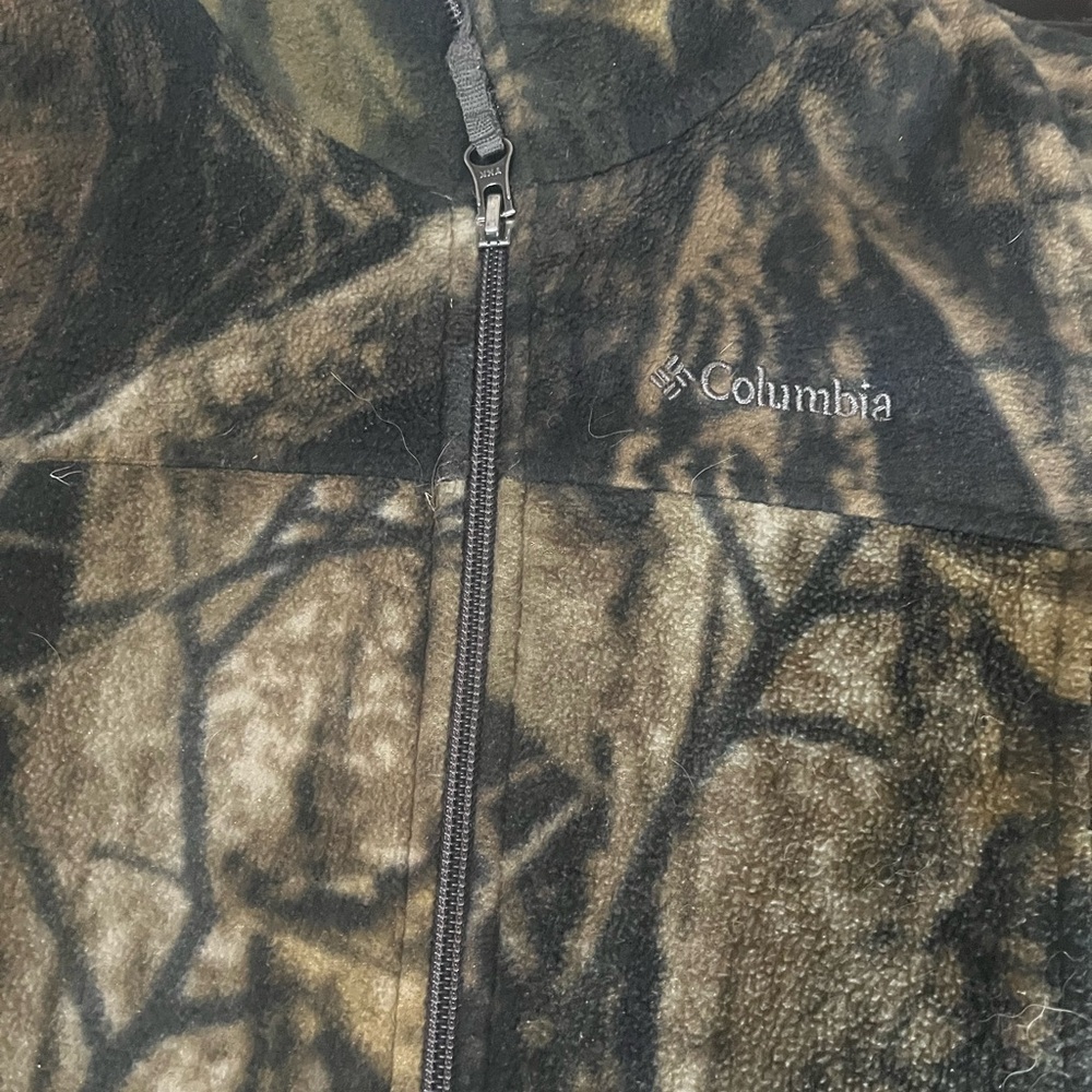 Columbia Woodland Camouflage Fleece Jacket